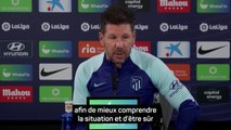 Simeone réagit au scandale autour du Barça : 