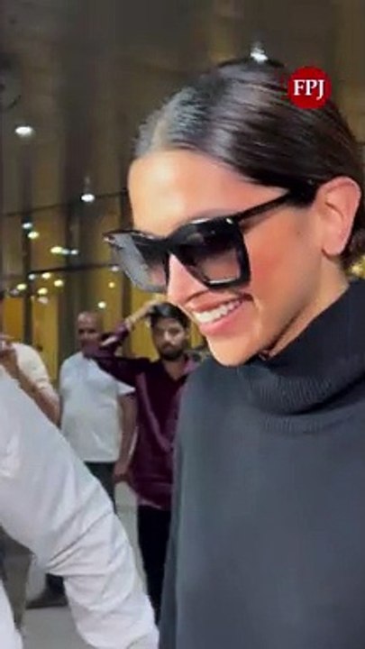 Deepika Padukone Returns to Mumbai After Oscars 2023 Debut