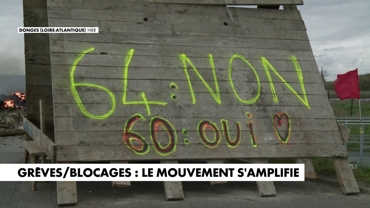 Grèves/blocages : le mouvement s'amplifie