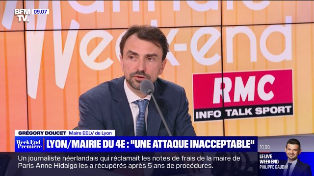 La violence n'a pas sa place dans l'expression du mécontentement : Grégory Doucet condamne le saccage de la mairie du 4e arrondissement de Lyon en marge de la manifestation ce vendredi