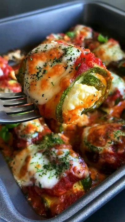 The Best Zucchini Lasagna Rollups  collected from