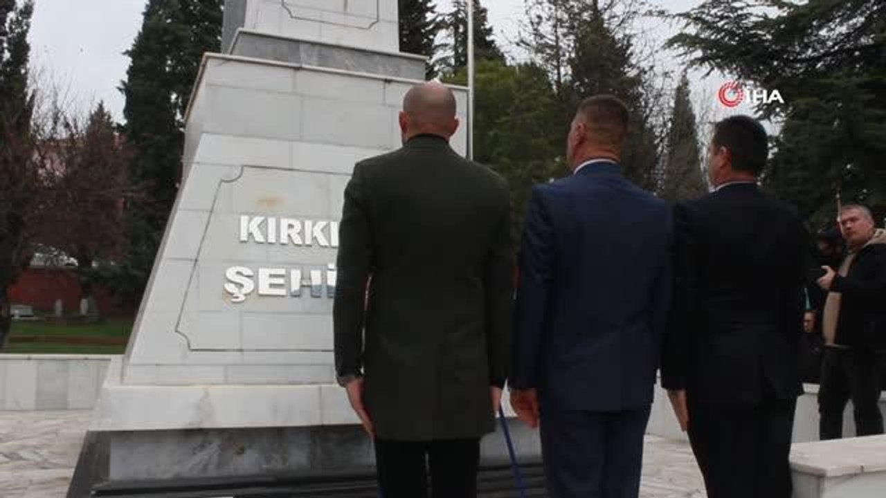 Kırklareli'nde Çanakkale Deniz Zaferi ve Şehitleri Anma Günü töreni
