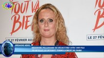 Amandine Pellissard en désaccord avec son fils  ce qu'elle lui interdit formellement de faire