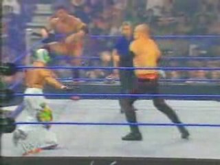 Batista et Rey Mysterio VS Big Show et Kane