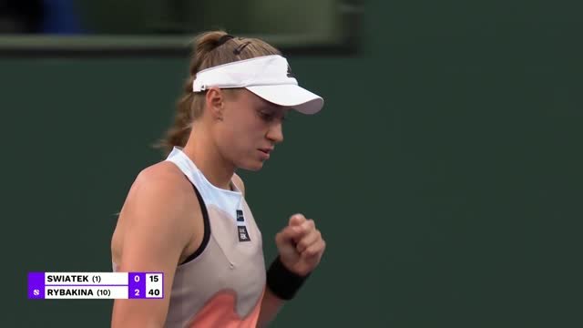 Indian Wells - Rybakina s'offre Swiatek et rejoint Sabalenka en finale