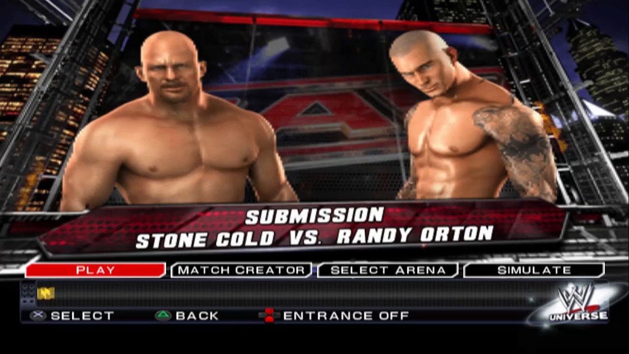 WWE SmackDown vs. Raw 2011 Stone Cold vs Randy Orton