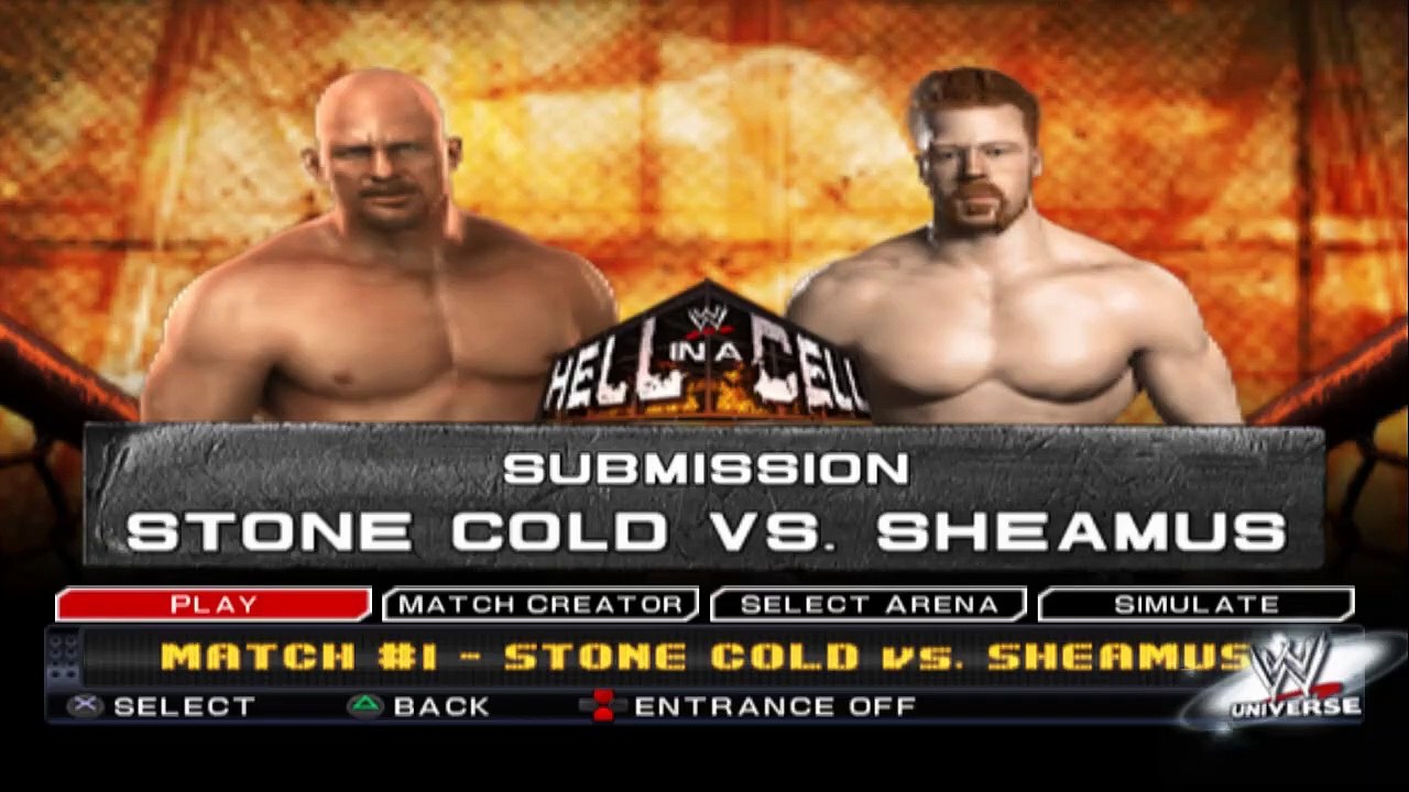 WWE SmackDown vs. Raw 2011 Stone Cold vs Sheamus