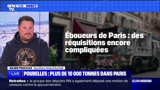 Julien Troccaz (Sud Rail): On appelle tous les salariés de ce pays à faire grève dès lundi et à amplifier les situations de blocages