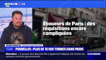 Julien Troccaz (Sud Rail):  "On appelle tous les salariés de ce pays à faire grève dès lundi et à amplifier les situations de blocages"