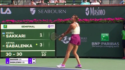 Sabalenka sets up Australian Open final rematch at Indian Wells