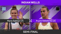 Sabalenka sets up Australian Open final rematch at Indian Wells