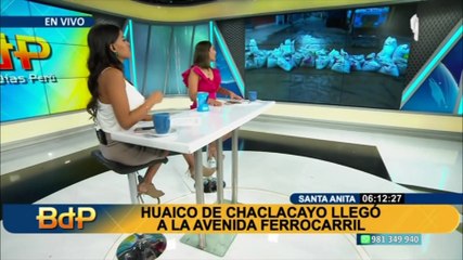Santa Anita: huaico de Chaclacayo llegó a la avenida Ferrorcarril