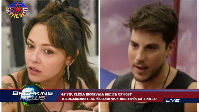 Gf vip, Clizia Incorvaia dedica un post Micol.Commenti al veleno: «Non meritava la finale»