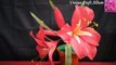 How to make lily flower with crepe paper|Unique Craft Album|Crepe paper flower|ক্রেপ কাগজের লিলি ফুল