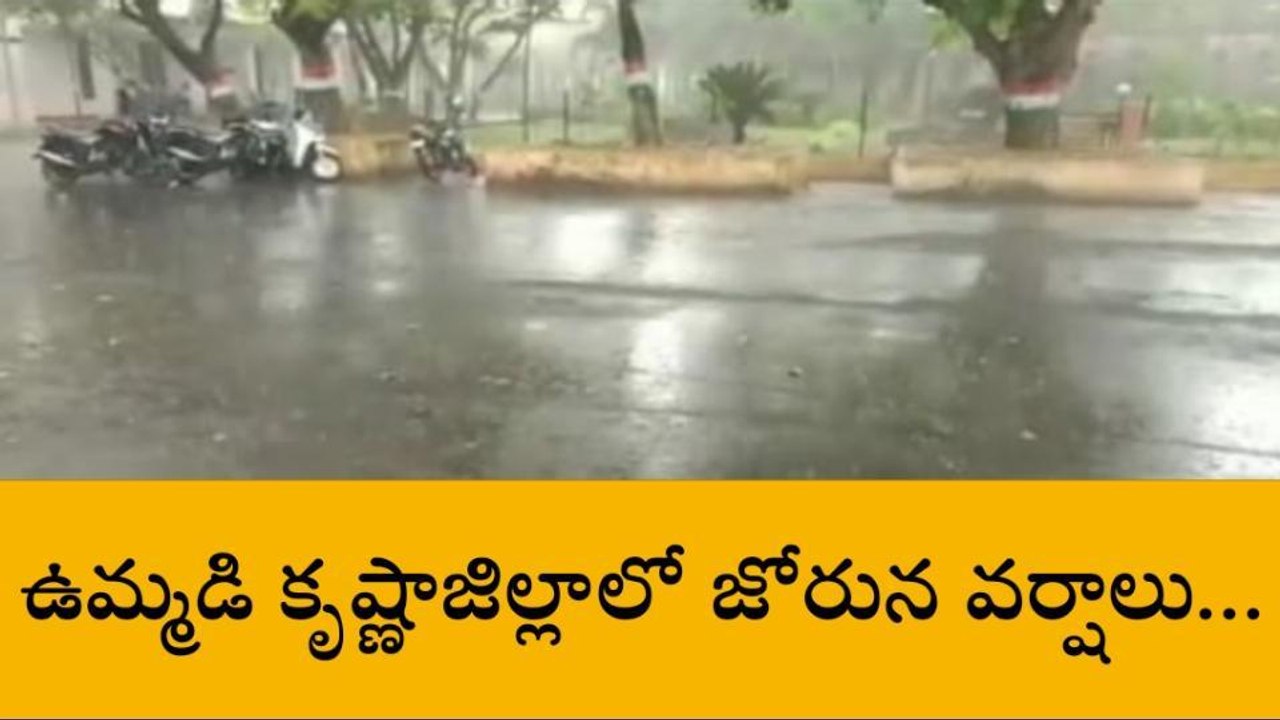 కృష్ణా జిల్లా: రైతుకు కన్నీరు మిగిల్చిన అకాల వర్షం