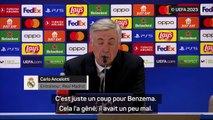 Carlo Ancelotti rassurant après la sortie de Benzema