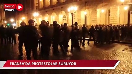 Fransa'da emeklilik reformu karşıtı protestolarda arbede (