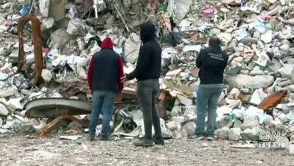 Hatay'da moloz döküm sahasında hırsızlık