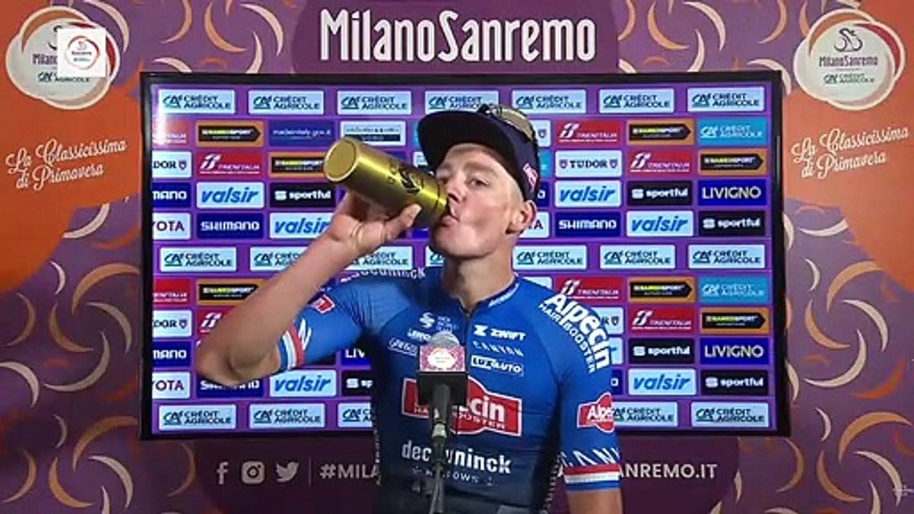 Milan-San Remo 2023 - Mathieu van der Poel : "A special win in a special race. It's so difficult to win here. It’s amazing, we will celebrate for sure"