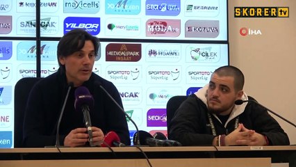 Vincenzo Montella: ”Genel olarak galibiyetten çok memnunum”