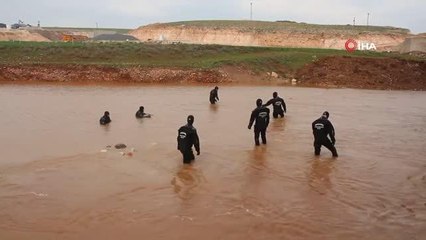 Akıntıya kapılan küçük kızı arama çalışmaları devam ediyor