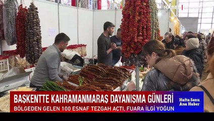 Başkentte Kahramanmaraş Dayanışma Günleri... Bölgeden gelen 100 esnaf tezgah açtı