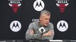 Billy Donovan after the Chicago Bulls victory against Minnesota Timberwolves