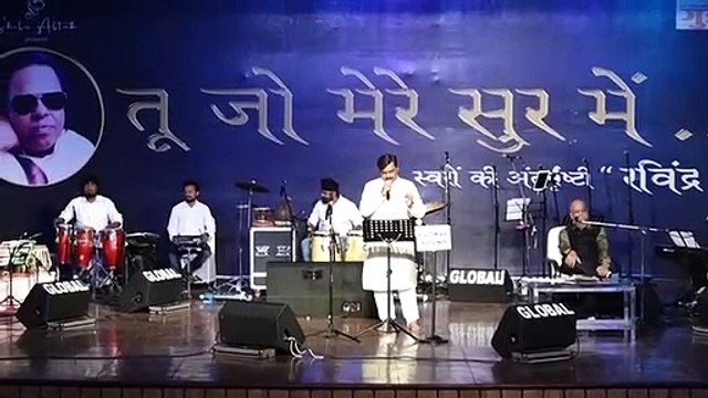 Mujhko Dekhoge Jahan Tak | Rajendra Galgale Live Cover Performing Romantic Love Song ❤❤ Ravindra Jain Group-Music Director Suresh Wadkar's Ajivasan Music and Dance Academy Mile Sur Mera Tumhara/मिले सुर मेरा तुम्हारा
