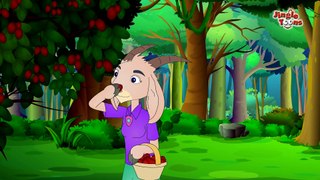 The Wolf & The Seven Little Goats - बकरी के सात बच्चे - Hindi Stories by Jingle ToonS