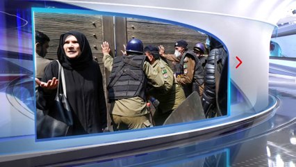 الساعة 60 | مشاهد للشرطة الباكستانية تداهم منزل عمران خان