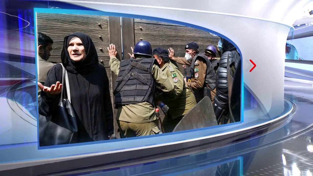 الساعة 60 | مشاهد للشرطة الباكستانية تداهم منزل عمران خان
