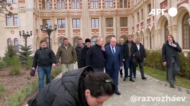 Putin visita la península ucraniana de Crimea anexada por Rusia