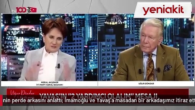 Akşener, ilk defa açıkladı: İmamoğlu ve Yavaş'a masadan bir arkadaşımız itiraz etti