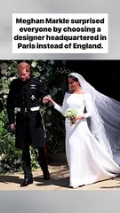 6 DETAILS  YOU DIDN'T KNOW ABOUT MEGHAN MARKLE WEDDING DRESS