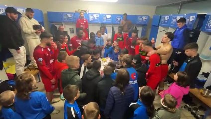 U.S.RAON - AS PRIX-LES-MÉZIÈRES (2-1) : LA JOIE DANS LES VESTIAIRES