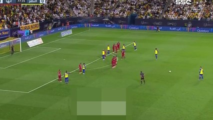 Así fue el golazo de falta de Cristiano Ronaldo con el Al Nassr