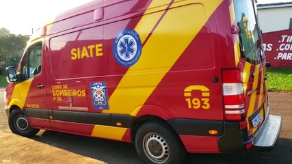 Mulher fica ferida após cair de aproximadamente 1 metro