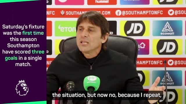 FOOTBALL: Premier League: Antonio Conte says Tottenham are used to disappointing results