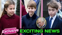 ROYAL SHOCKED!  Prince Louis to Join Prince George & Princess Charlotte at King Charles's Coronation