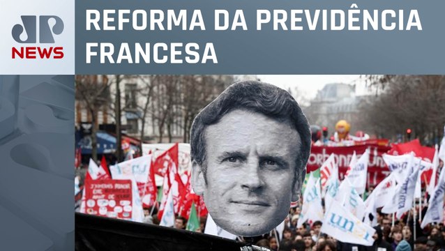 Franceses protestam e falam em decapitar o presidente Emmanuel Macron