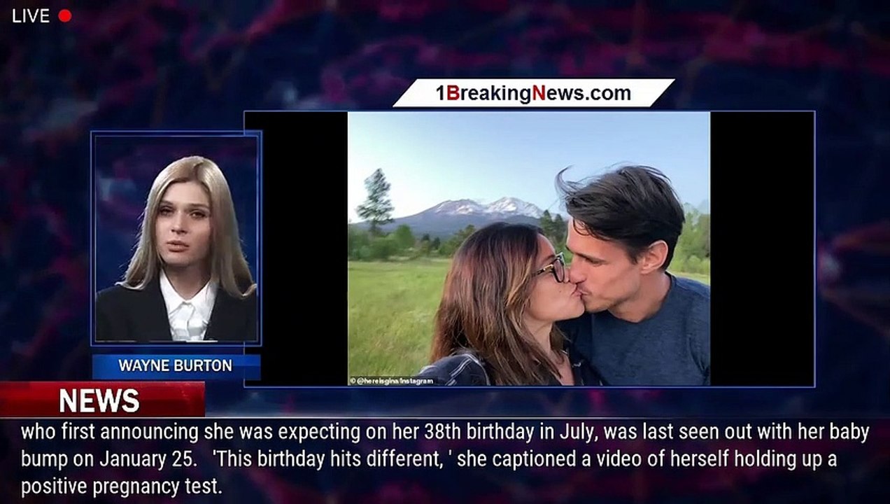 Gina Rodriguez is seen for the FIRST time since giving birth on walk