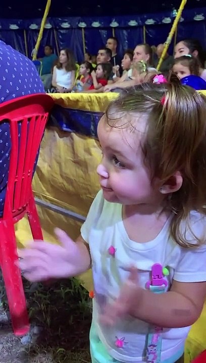 Circus Performer Drops Pole On Man's Head