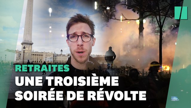 On a suivi la 3e soirée de manifestation contre le 49.3 et la réforme des retraites