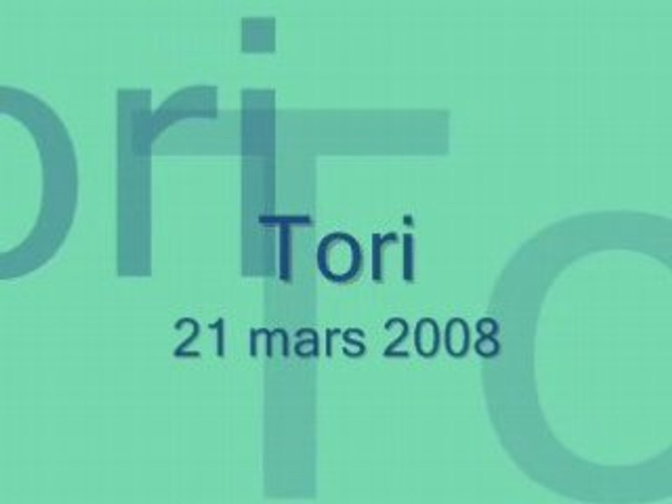 Tori  le 21 mars  2008