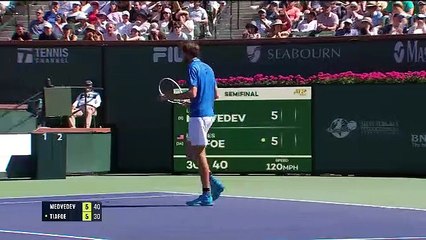 Medvedev eliminó a Tiafoe y se metió en la final de Indian Wells