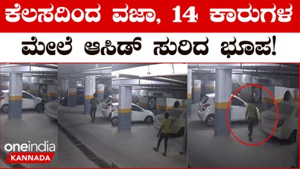 Fired from car washing job, ವಜಾ ಮಾಡಿದ್ದಕ್ಕೆ ಕೋಪಗೊಂಡು 14 ಕಾರುಗಳ ಮೇಲೆ ಆಸಿಡ್ ಸುರಿದ ಭೂಪ!