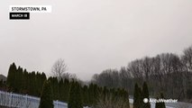 Central Pennsylvania snow squalls