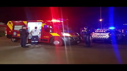 Homem esfaqueado na barriga é socorrido no Interlagos