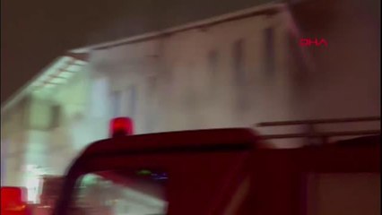 İSTANBUL-BAŞAKŞEHİR'DE KALEM FABRİKASINDA YANGIN