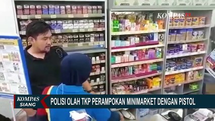 Olah TKP Perampokan Minimarket di Cilacap, 2 Pelaku Diburu Polisi